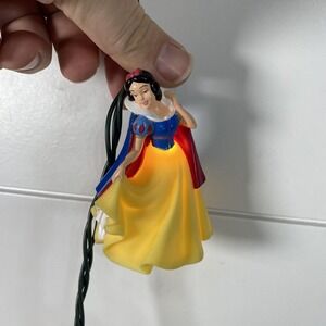 Disney Snow White 7 Dwarfs String Lights Christmas Garland Works Evil Queen